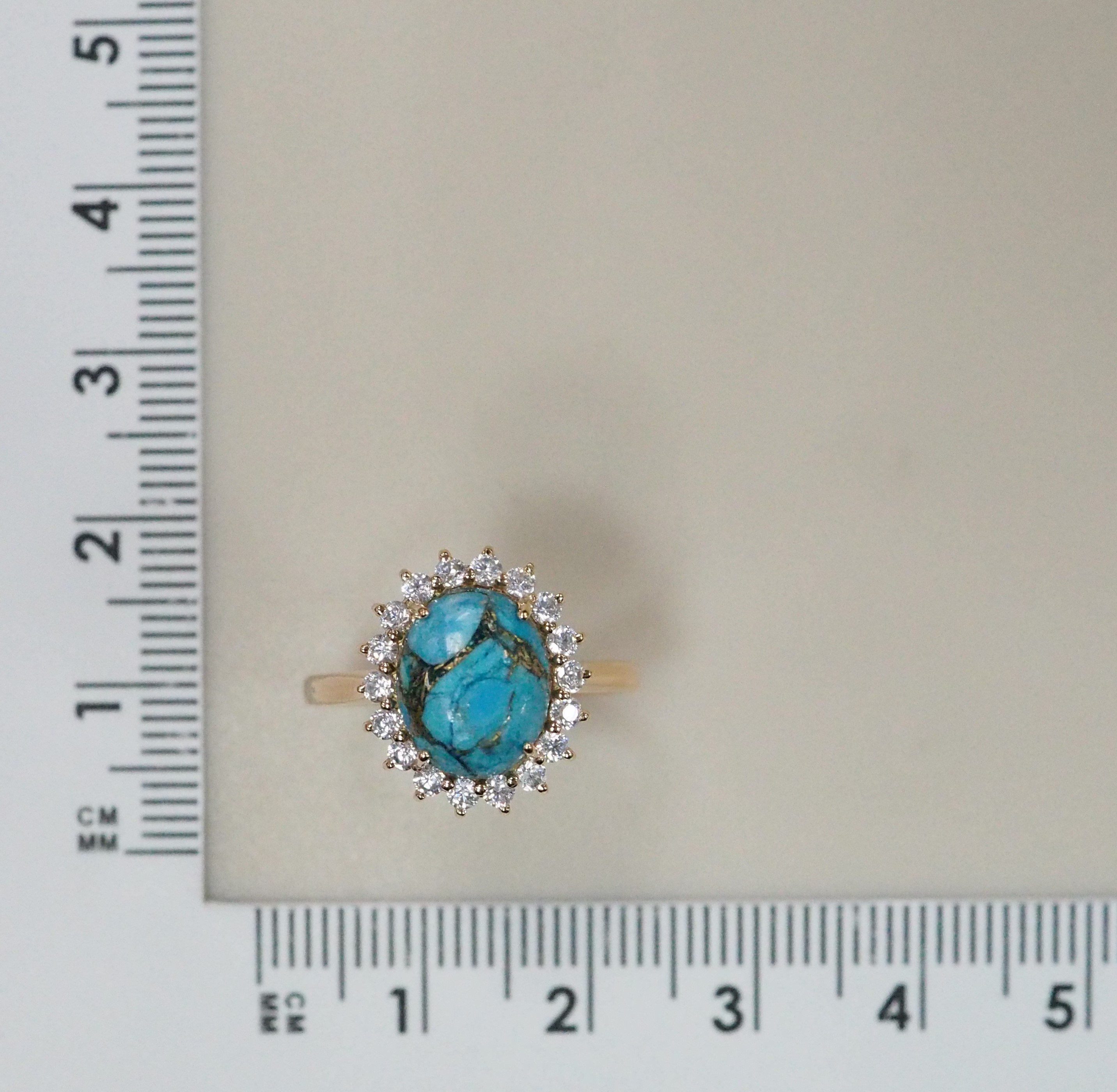 Серебряное кольцо с бирюзой